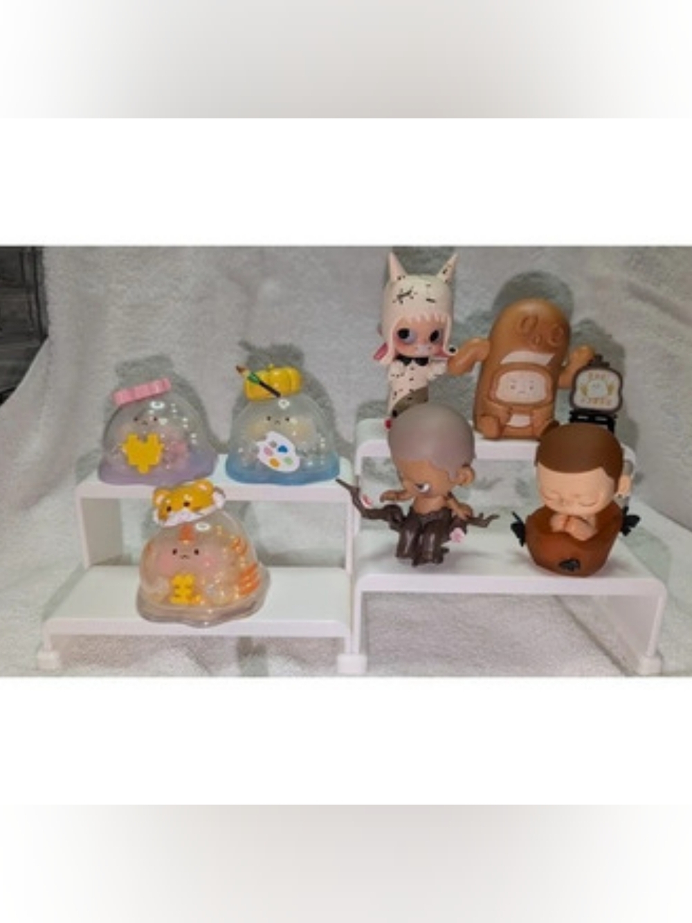 Various Popmart Figures And Plush Toys